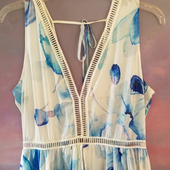 GORGEOUS Hi-Lo Romper Maxi Dress - Picture 1 of 8